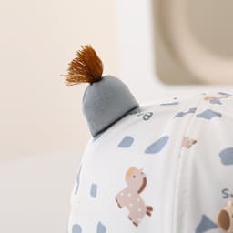 Mũ giải trí trẻ em cho bé trai và bé gái Mũ xô có họa tiết ngựa hoạt hình 3D Thích hợp cho bé 6-24 tháng tuổi 7