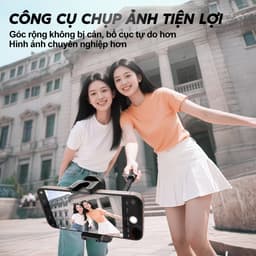 M1 MINI 3 Trong 1 Gậy Chụp Ảnh – Gậy selfie kiêm chân tripod, Tay cầm tiện dụng, Điều khiển Bluetooth không dây, Cho iPhone và Android 9