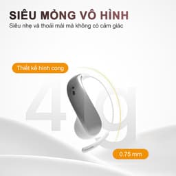 KY N72 Tai Nghe Dạng Mở, Tai nghe AI dịch đồng thời, Có thể dịch được 133 ngôn ngữ, Dịch trực tiếp khi gọi video/xem phim (hiển thị chữ), Âm thanh HiFi, Chất liệu mảnh dẻ linh hoạt, IPX5 chống nước chống bụi, Bluetooth 6.0, Đeo nhẹ không cảm giác 7