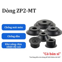 Cốc hút chân không lưới phẳng ZP2-MT cho giấy & phim, Silicone 10-30mm / NBR / ESD 1