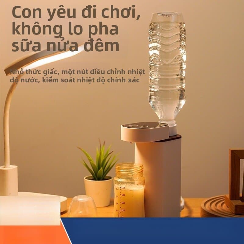 Máy phân phối nước nóng tức thì di động có điều khiển bằng cảm ứng | Máy Nước Nóng Mini 5 Nhiệt Độ 2000W Cho Cà Phê, Trà & Du Lịch