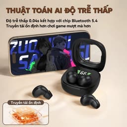 Y19 Tai nghe ngủ nhỏ nhất [3 Quà tặng] 1 Nhãn dán hoạt hình+1 Bao tay chơi game+1 Dây buộc, Âm thanh stereo chuẩn HiFi, Siêu nhẹ và siêu mỏng, Thiết kế ẩn khi đeo, Chống nước iPX5, Giảm ồn ENC, Màn hình hiển thị số 6