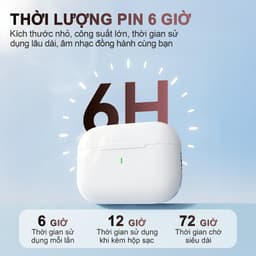 KY A8 Tai Nghe Giảm Tiếng Ồn, Âm thanh nổi HiFi, Chất lượng cao, Thời gian nghe 4-6h, Chống nước iPX5 3