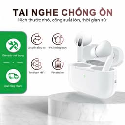 KY A8 Tai Nghe Giảm Tiếng Ồn, Âm thanh nổi HiFi, Chất lượng cao, Thời gian nghe 4-6h, Chống nước iPX5 5