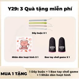 Tai nghe ngủ Y29 [3 Quà tặng] 1 Nhãn dán hoạt hình+1 Bao tay chơi game+1 Dây buộc, Không dây Bluetooth với thiết kế hình elip, Âm thanh trung thực cao, iPX5 không thấm nước, Giảm tiếng ồn ENC 2