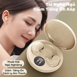 Tai nghe ngủ Y29 [3 Quà tặng] 1 Nhãn dán hoạt hình+1 Bao tay chơi game+1 Dây buộc, Không dây Bluetooth với thiết kế hình elip, Âm thanh trung thực cao, iPX5 không thấm nước, Giảm tiếng ồn ENC 4
