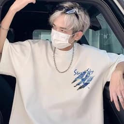 【Áo thun tay ngắn unisex】Áo thun in họa tiết thời trang xu hướng hè 2026, chất liệu cao cấp, thoáng mí và dễ chịu. 2
