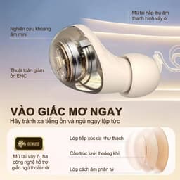 Y15 Tai nghe ngủ vỏ kim loại cao cấp [3 Quà tặng] 1 Nhãn dán hoạt hình+1 Bao tay chơi game+1 Dây buộc, Âm thanh nổi cấp độ HiFi, Siêu mỏng nhẹ - Đeo như không đeo, Chống nước IPX5, Giảm tiếng ồn ENC, 9