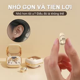 Y15 Tai nghe ngủ vỏ kim loại cao cấp [3 Quà tặng] 1 Nhãn dán hoạt hình+1 Bao tay chơi game+1 Dây buộc, Âm thanh nổi cấp độ HiFi, Siêu mỏng nhẹ - Đeo như không đeo, Chống nước IPX5, Giảm tiếng ồn ENC, 6