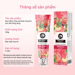 Kem đánh răng JASMEEN 100g - Làm trắng răng - Sạch vết ố vàng - Hơi thở thơm mát 8