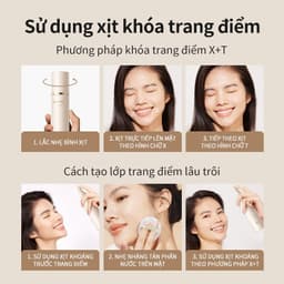 Xịt Khóa Makeup mistine 25ml/30ml/100ml – Xịt Cố Định Lớp Trang Điểm Lâu Trôi, Kiềm Dầu Suốt Ngày, Chống Lem Trôi, Hiệu Ứng Lì Mịn Tự Nhiên, Giữ Nền Bền Đẹp 6