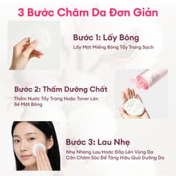 [MUA 3 TẶNG 1] Colorkey Luminous Bông tẩy trang Cotton mềm tiện lợi 100 miếng 9