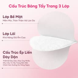 [MUA 3 TẶNG 1] Colorkey Luminous Bông tẩy trang Cotton mềm tiện lợi 100 miếng 7