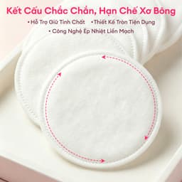 [MUA 3 TẶNG 1] Colorkey Luminous Bông tẩy trang Cotton mềm tiện lợi 100 miếng 6