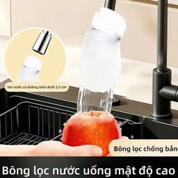 10 / 20 / 50 Cái Bộ Lọc Vòi Cotton, Đa Năng Với Bộ Lọc Vòi T-strap, Túi Lọc Nước Máy Chống Bắn Dày 4