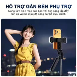 M3 MAX Gậy Chụp Ảnh Đa Năng – 3 in 1 Gậy selfie kiêm chân tripod, Dài 1.85m có thể điều chỉnh, Xoay 720 độ, Tay cầm cân bằng quay phim, Ốc vít chuẩn 1/4 (Tương thích với máy ảnh/Pocket3/ GoPro/đèn livestream) 8