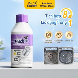 Máy giặt Fasclean 250g Công thức không ngâm để loại bỏ nấm mốc, bụi và mùi không mong muốn 1