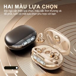 Y38 (2 cặp tai nghe) Mới Nhất Tai Nghe Đôi Kiêm Sạc Dự Phòng, Cặp tai nghe kẹp và 1 Cặp ngủ, Sạc ngược cho điện thoại & thiết bị khác, nhạc liên tục hơn 30 giờ, Âm thanh nổi cấp độ HiFi, Phù hợp cho cả khi ngủ và thể thao 7