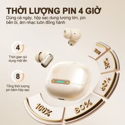 X15 Tai Nghe Nhét Tai Chân Ngắn Đời Mới Nhất [2 Quà tặng] chống ồn chủ động ANC, Âm thanh nổi mức HiFi, Công nghệ mạ điện cao cấp 5