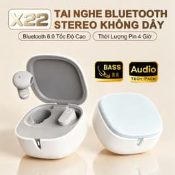 X22 Tai Nghe Chuôi Ngắn Mới Nhất [3 Quà tặng] 1 Nhãn dán hoạt hình+1 Bao tay chơi game+1 Dây buộc, Âm thanh nổi HiFi, Màn hình kỹ thuật số thông minh, Chống nước iPX5, Micro tích hợp, 1