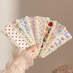 Hoa Ngọt Ngào Dệt Kim Tua Rua Ma Thuật Miếng Dán Cô Gái Tóc Gãy Phân Loại Miếng Dán Tóc Phụ Kiện 4