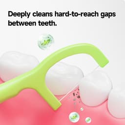 [Du lịch, văn phòng] Bàn chải đánh răng 3in1 Chỉ nha khoa & BC đánh răng & Bàn chải lưỡi 12 CÁI / gói 7