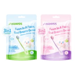 [Du lịch, văn phòng] Bàn chải đánh răng 3in1 Chỉ nha khoa & BC đánh răng & Bàn chải lưỡi 12 CÁI / gói 9