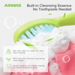 [Du lịch, văn phòng] Bàn chải đánh răng 3in1 Chỉ nha khoa & BC đánh răng & Bàn chải lưỡi 12 CÁI / gói 4