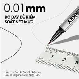 Bút Kẻ Mắt Nước Siêu Mảnh COLORKEY Chống Nước, Không Lem Trôi 0.5ml 3