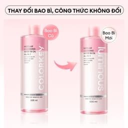 [MUA 2 TẶNG 1] Combo 2 Nước Tẩy Trang Dầu Nước Colorkey Luminous Sạch Sâu & Không Cồn 500ml 2