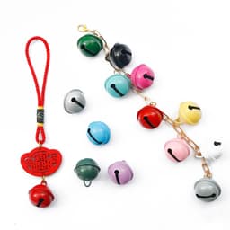 Set 5/10c Quả Chuông Treo Kim Loại Màu Ngẫu Nhiên - Phụ Kiện Làm Đồ DIY, Trang Trí Móc Khóa, Vòng Cổ Thú Cung 3