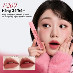 Son Kem Nhung Lì COLORKEY Velvet, Bền Màu Dễ Tán, Nhẹ Môi 2.5g 2