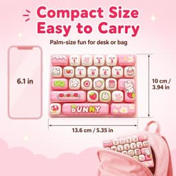 Bàn Phím Móc Khóa Bàn Phím Cơ Fidget Đồ Chơi Có Ánh Sáng 26 Phím Báo Chí Âm Thanh Giảm Căng Thẳng Đồ Chơi Quà Tặng Cho Trẻ Em Người Lớn 6