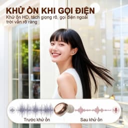 Y36 (2 cặp tai nghe) Mới Nhất Tai Nghe Đôi, 1 Cặp tai nghe chuôi ngắn và 1 Cặp tai nghe ngủ, Nghe nhạc liên tục hơn 30 giờ, Âm thanh nổi cấp độ HiFi, Chống ồn AI - Gọi rõ nét, Êm da - Không đau tai, Mở nắp kết nối ngay 9