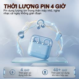 Y239 (3 cặp tai nghe) Tai Nghe 6 in 1 Mẫu Mới Nhất, 1 Cặp tai nghe kẹp tai và 1 Cặp tai nghe ngủ và 1 Cặp tai nghe chân ngắn, Đáp ứng mọi kịch bản – dùng là thích! Âm thanh nổi cấp độ HiFi, Nghe nhạc liên tục hơn 40 giờ 7