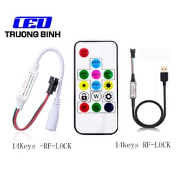 SP103E SP104E BỘ ĐIỀU KHIỂN 14 NÚT 17 NÚT CHO LED FULL MÀU LED ARGB WS2812 WS2811 UCS1903 2