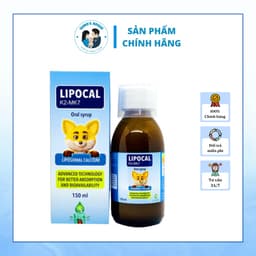 LIPOCAL K2-MK7 - Canxi Thực Vật Giúp Bé Tăng Chiều Cao, Xương Chắc Khỏe (150ml) 1