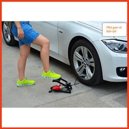 Bơm đạp chân mini 1 Piston tiện dụng - bơm ô tô - bơm xe máy GIA DỤNG VĨNH NGÂN 6
