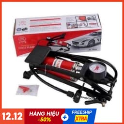 Bơm đạp chân mini 1 Piston tiện dụng - bơm ô tô - bơm xe máy GIA DỤNG VĨNH NGÂN 5