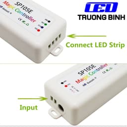 SP105E BỘ ĐIỀU KHIỂN LED FULL MÀU ARGB WS2812B WS2811 UCS1903 ĐIỀU KHIỂN QUA APP MOBILE BLUETOOTH 5
