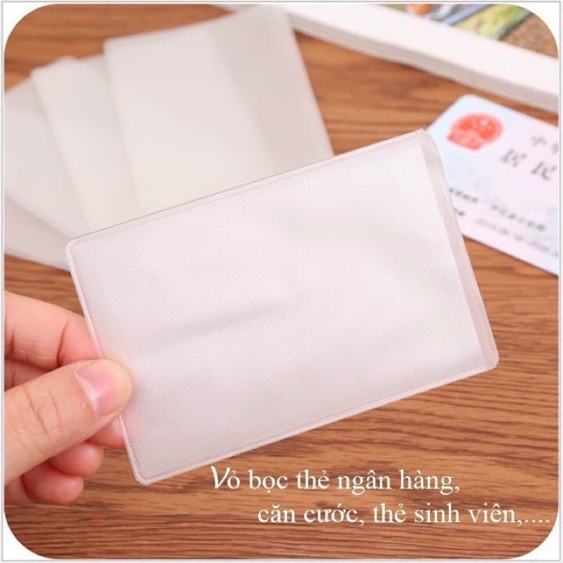 COMBO 500 VỎ BỌC THẺ CĂN CƯỚC THẺ NGÂN HÀN(sỉ 45k/100 cái)