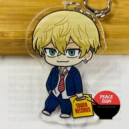 (mua 1 tặng 1) ( Mica trong acrylic ) Móc khóa TOKYO REVENGERS Kịch Trường Của Takemichi ver CẦM TÚI VÀNG anime chibi 7