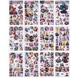 Ảnh dán 12 tấm sticker Boku no Hero Academia Học viện anh in hình anime chibi 3