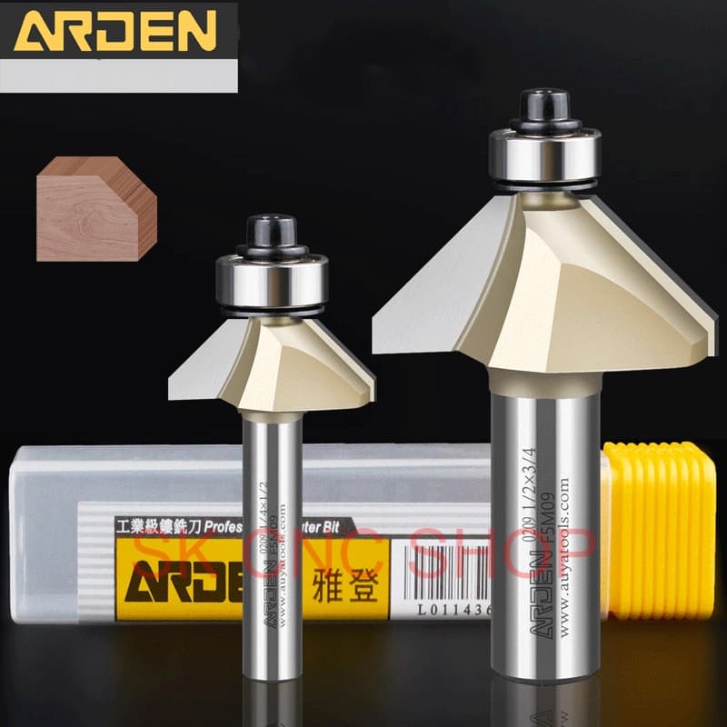 ARDEN A0209 - Mũi dao phay vát cạnh 45 độ Router - SK CNC SHOP