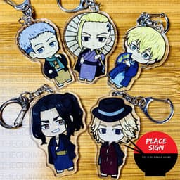 (Mua 1 tặng 1) Móc khóa TOKYO REVENGERS ver YUKATA anime chibi Kịch Trường Của Takemichi Mica trong acrylic 1