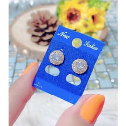 Bông Tai Nữ Xi Mạ Vàng Phong Cách Đơn Giản Hàn Quốc B1386 -75 3