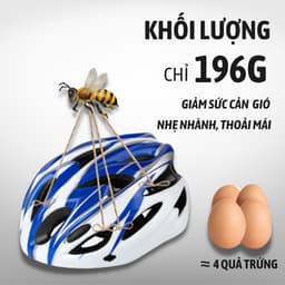 Mũ bảo hiểm xe đạp thể thao, Nón bảo hiểm chống sốc siêu nhẹ MBH 6