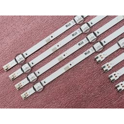 LED TIVI SAMSUNG 43J5200 43M5100 HÀNG MỚI 100% , BỘ GỒM 8 KHÚC NỐI LẠI THÀNH 4 THANH, MỖI THANH 7 BÓNG 3V 5