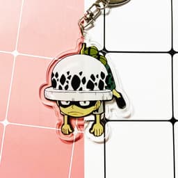 Mua 1 tặng 1 (Mica trong acrylic) Móc khóa One Piece Đảo Hải Tặc ver TREO NGƯỜI quà tặng dễ thương anime chibi 3
