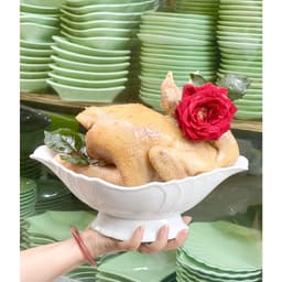 Bát Thuyền Đựng Gà Cúng Nguyên Con Gốm Sứ Bát Tràng, Bát Thuyền Đựng Gà Cúng Cao Cấp 2